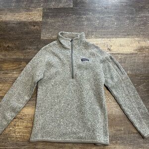 Gray Quarter-Zip Sweater